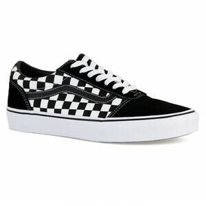 Vans Mens Ward Checkered Trainers (Black/White)